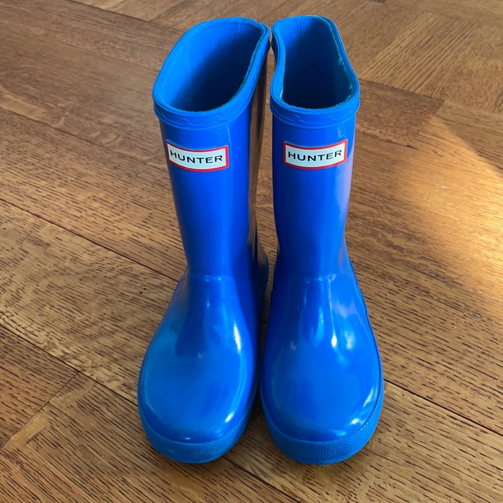 Blue Hunter Boots Boys US Size 10/11